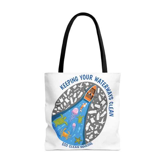 Keeping Your Waterways Clean Tote Bag