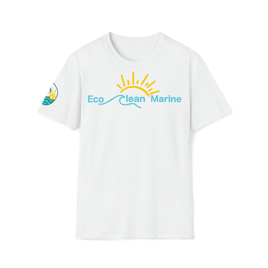 Eco Clean Marine Adult Tee w/ Logo Sleeve